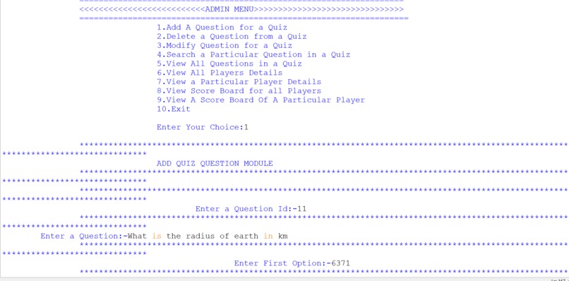 SPACE-X QUIZ SYSTEM – screenshot 4