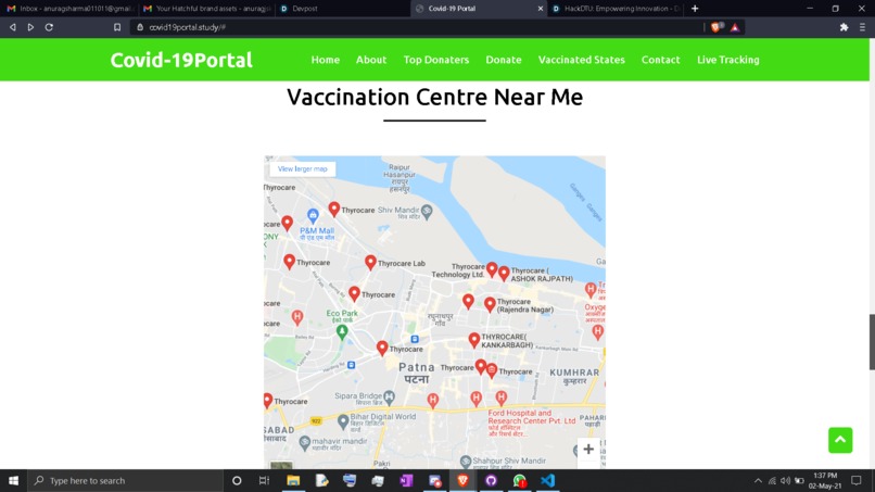 Covid-19 Portal – screenshot 8