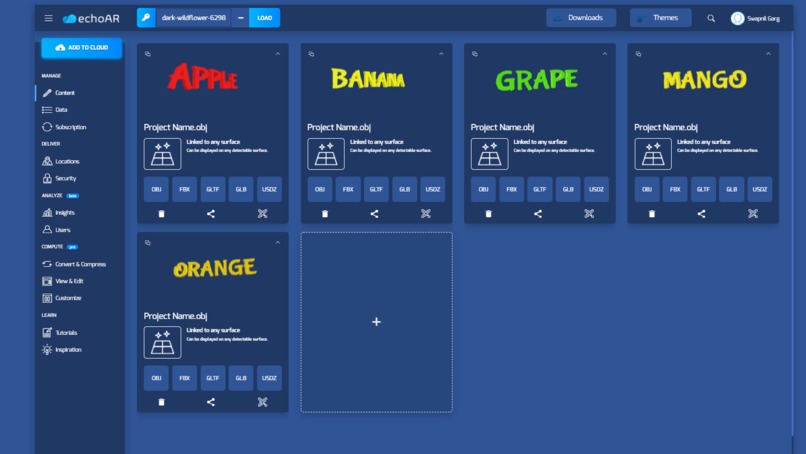 Food TrackAR – screenshot 1