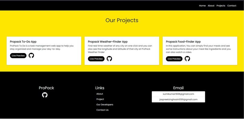 ProPack – screenshot 2
