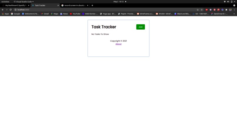 Task manager – screenshot 1