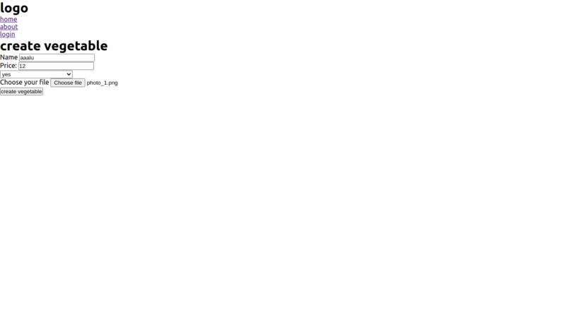 vegetable-app – screenshot 5