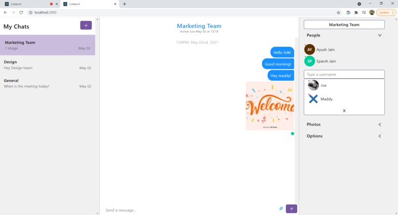 CollaborX – screenshot 2
