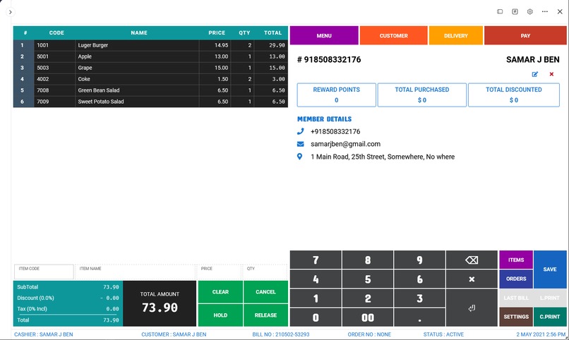 Point of Sale – screenshot 2