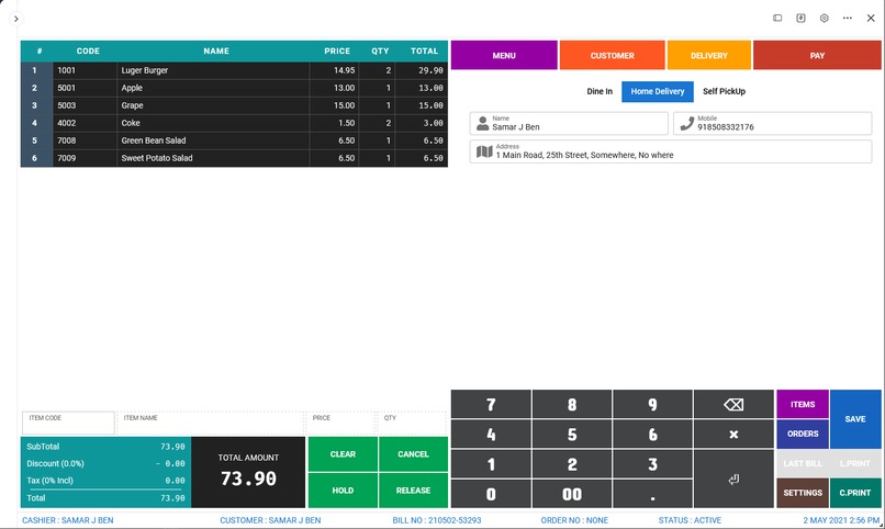 Point of Sale – screenshot 3