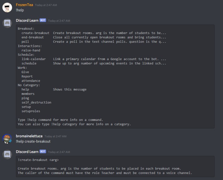 Discord Learn – screenshot 2