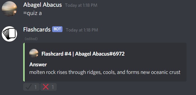 Flashcard Bot – screenshot 1