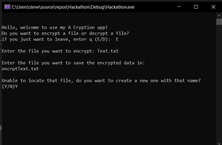 A Cryption – screenshot 1