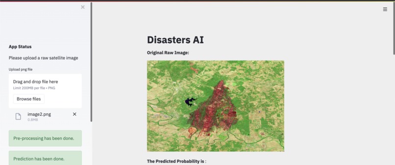 DisastersAI – screenshot 1