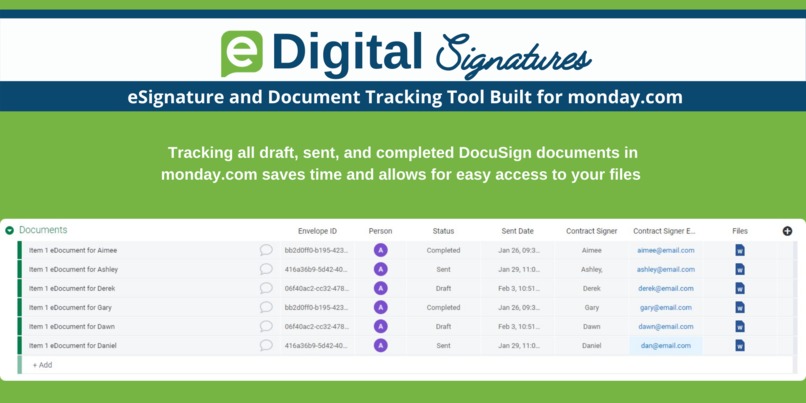 eDigital Signatures – screenshot 2