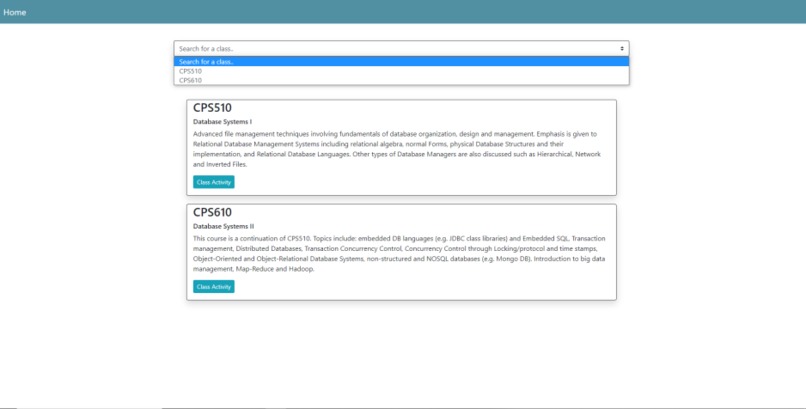 CourseQuery – screenshot 2