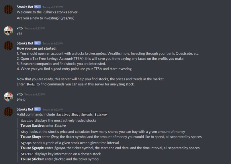 Discord Stonks Bot – screenshot 4