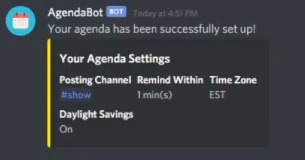 Agenda Bot – screenshot 3