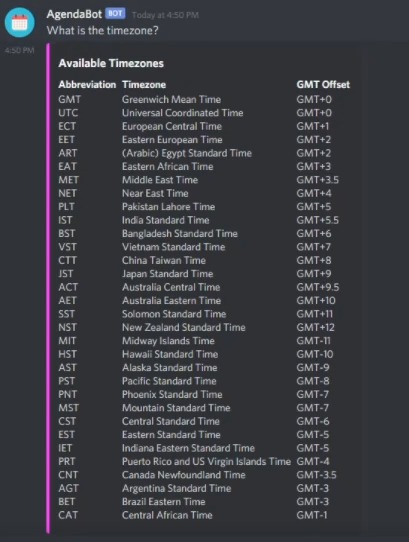 Agenda Bot – screenshot 5