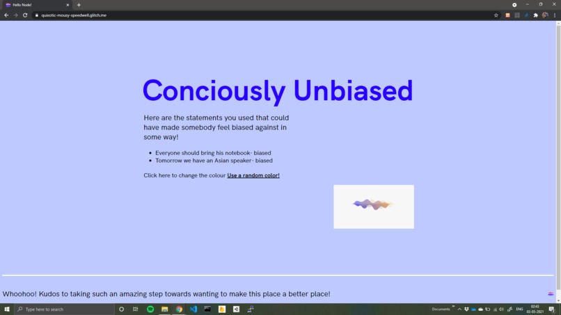 Consciously UnBiased – screenshot 2