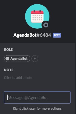 Agenda Bot – screenshot 2