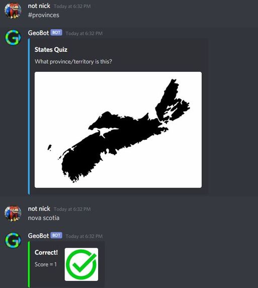 GeoBot – screenshot 2