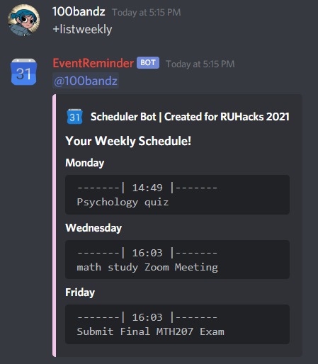 Event Reminder – screenshot 1