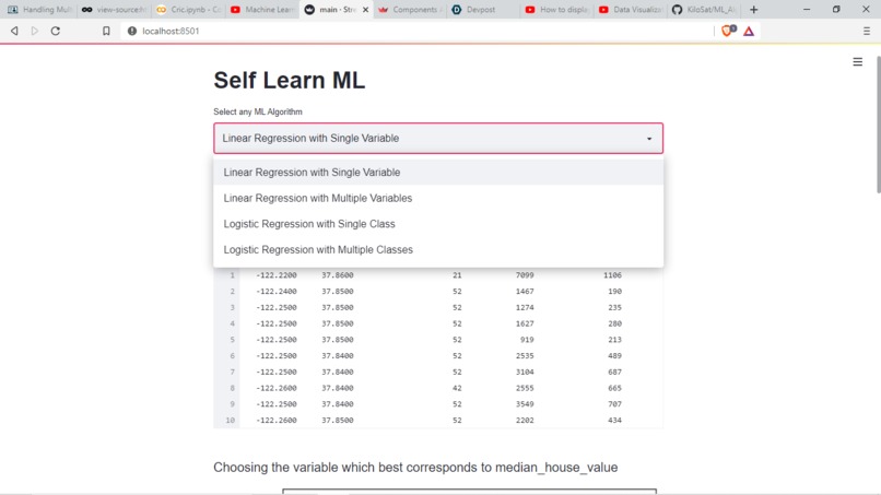 ML Algos For Everyone – screenshot 2
