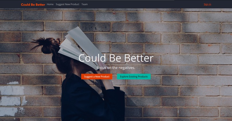 CouldBeBetter – screenshot 1