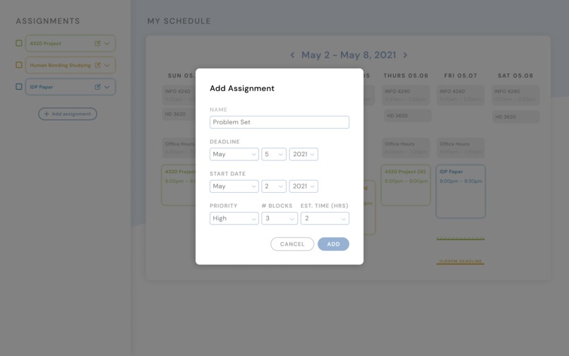 Docket – screenshot 4