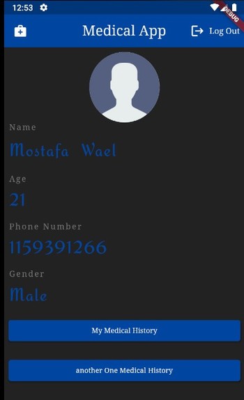 MedicalApp – screenshot 1