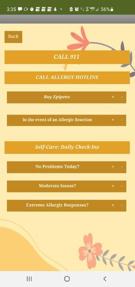 AllerGenie – screenshot 1