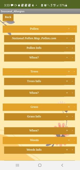 AllerGenie – screenshot 2