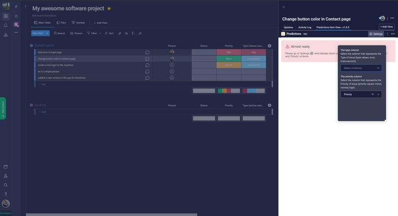 Predictions – screenshot 1