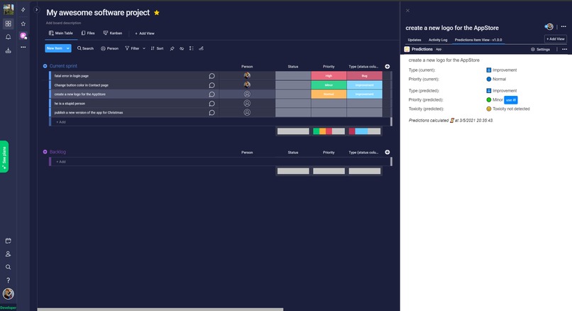 Predictions – screenshot 2
