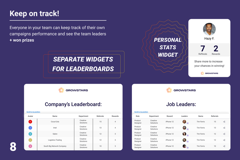 Growstars — an automated employee referral platform – screenshot 8