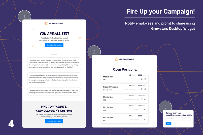 Growstars — an automated employee referral platform – screenshot 4