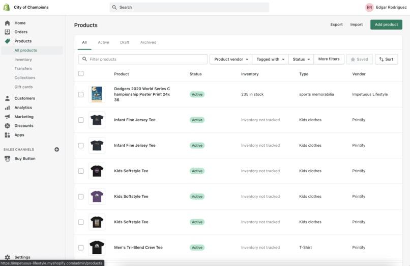 eCommerce Store – screenshot 2
