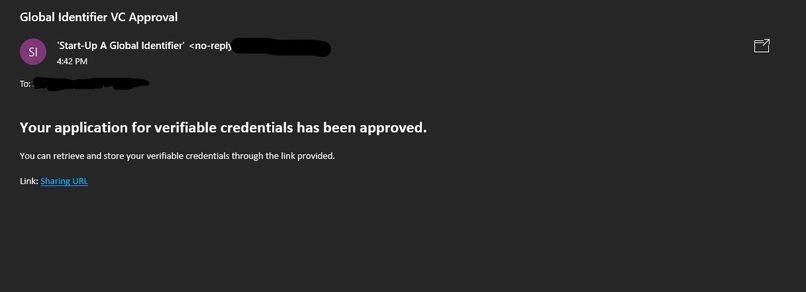 Global Identifier for Traveller using Affinidi API – screenshot 1