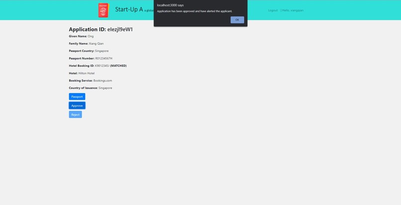 Global Identifier for Traveller using Affinidi API – screenshot 6