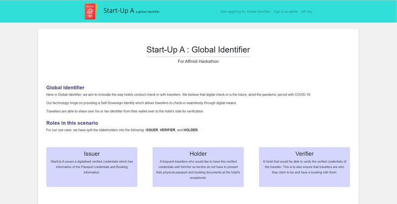 Global Identifier for Traveller using Affinidi API – screenshot 14