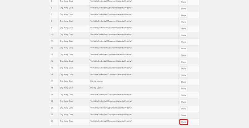 Global Identifier for Traveller using Affinidi API – screenshot 15