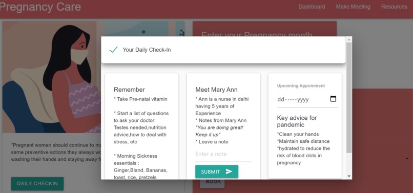 Pregnancy Care  – screenshot 4
