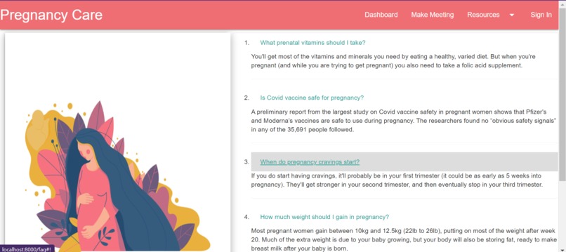 Pregnancy Care  – screenshot 6