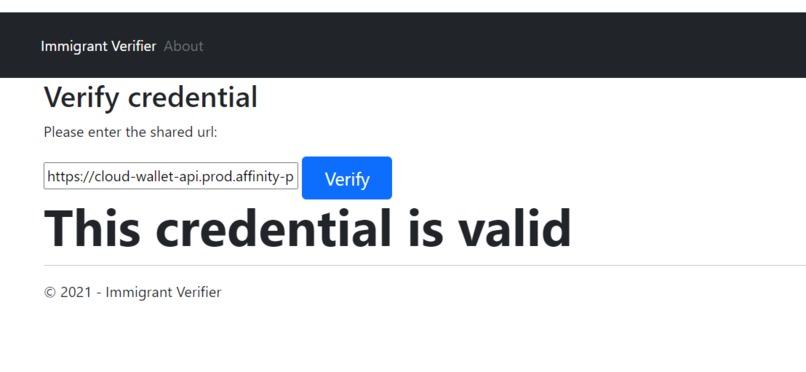 Immigrant Verifier – screenshot 1