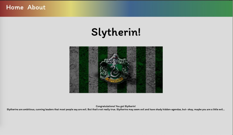 Hogwarts House Test Printable