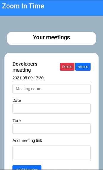 ZoomInTime  – screenshot 1