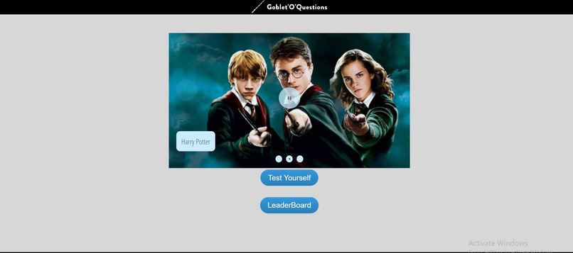 Goblet'O'Questions – screenshot 1