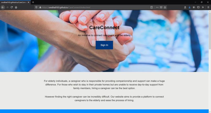 CareConnect – screenshot 2