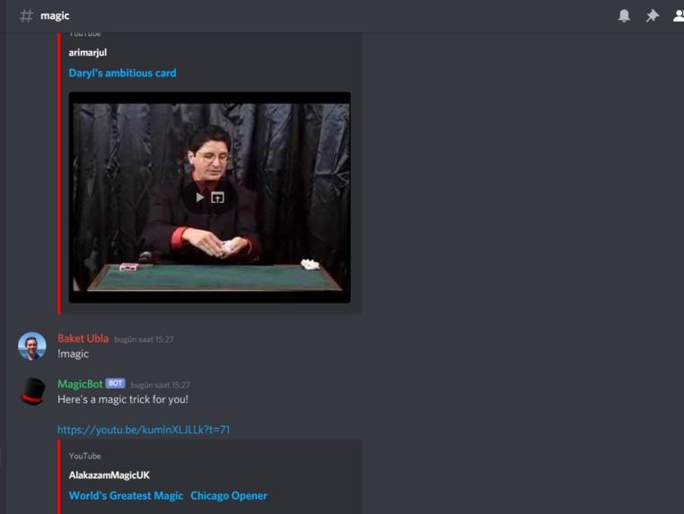 MagicBot for Discord – screenshot 1