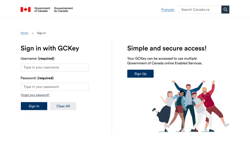 Reimagining Service Canada – screenshot 2