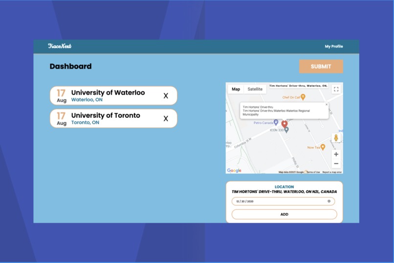 TraceNext – screenshot 2
