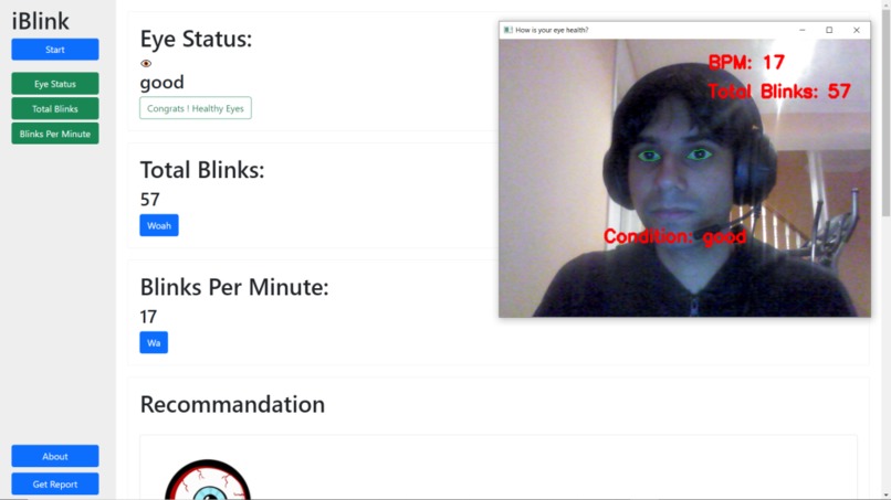 iBlink – screenshot 2