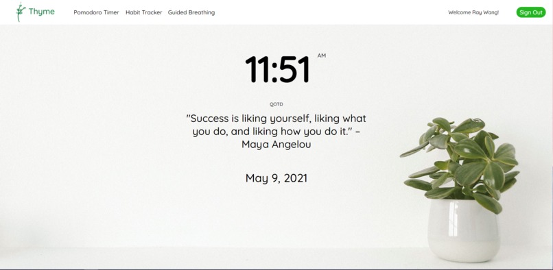 Thyme – screenshot 2