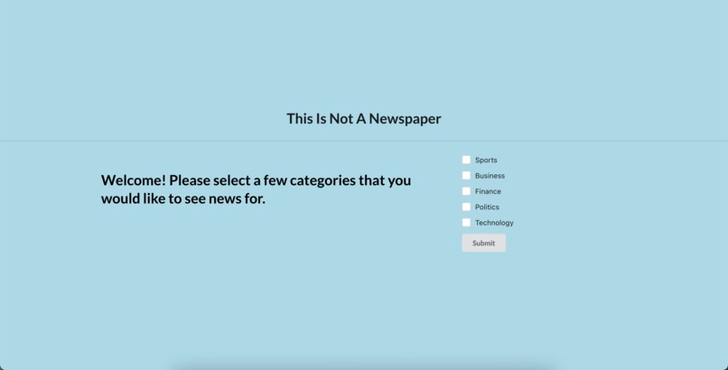 This Is Not a Newspaper – screenshot 1